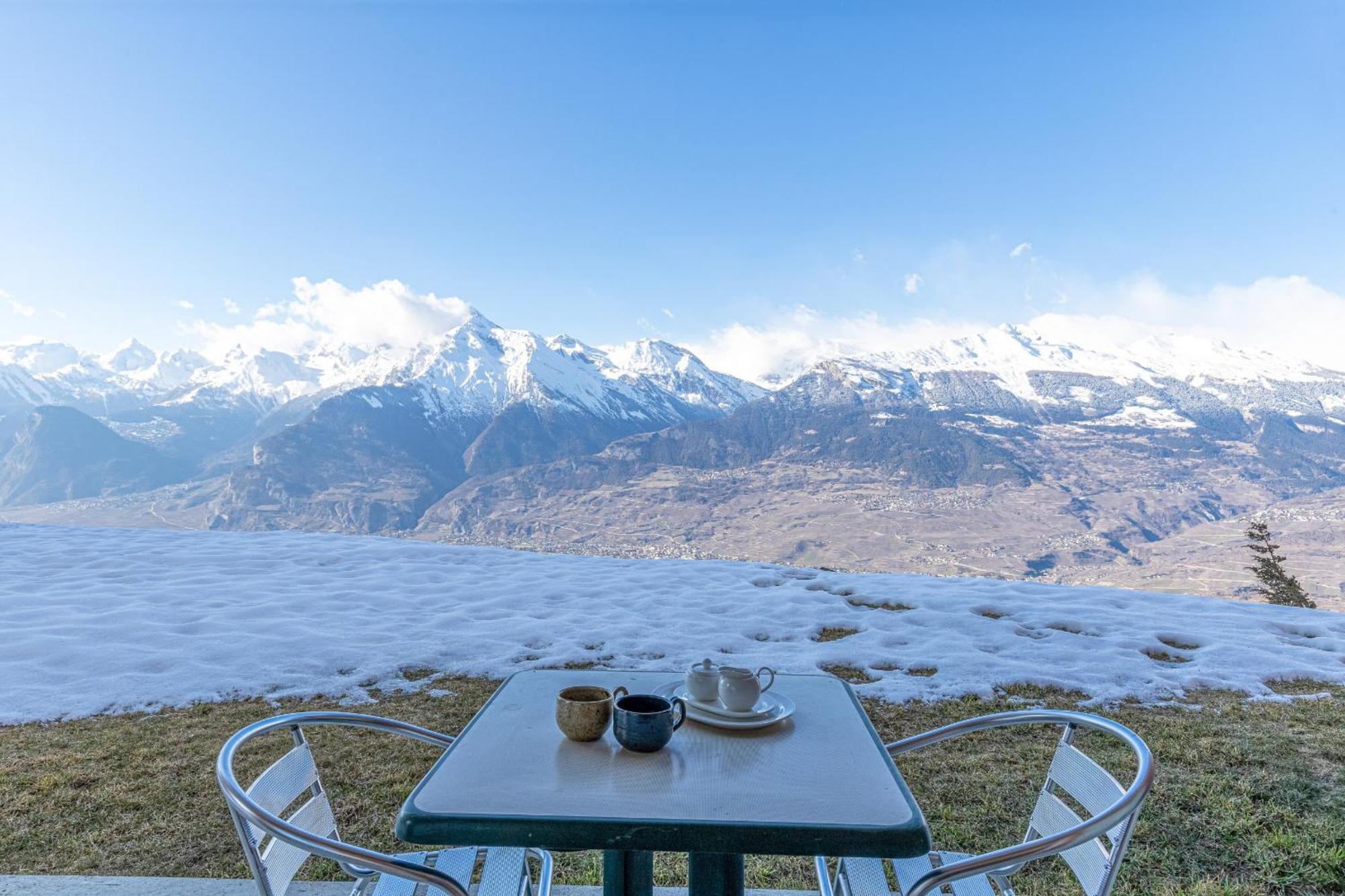 Plein Ciel MOUNTAIN&COSY apartments Veysonnaz Buitenkant foto