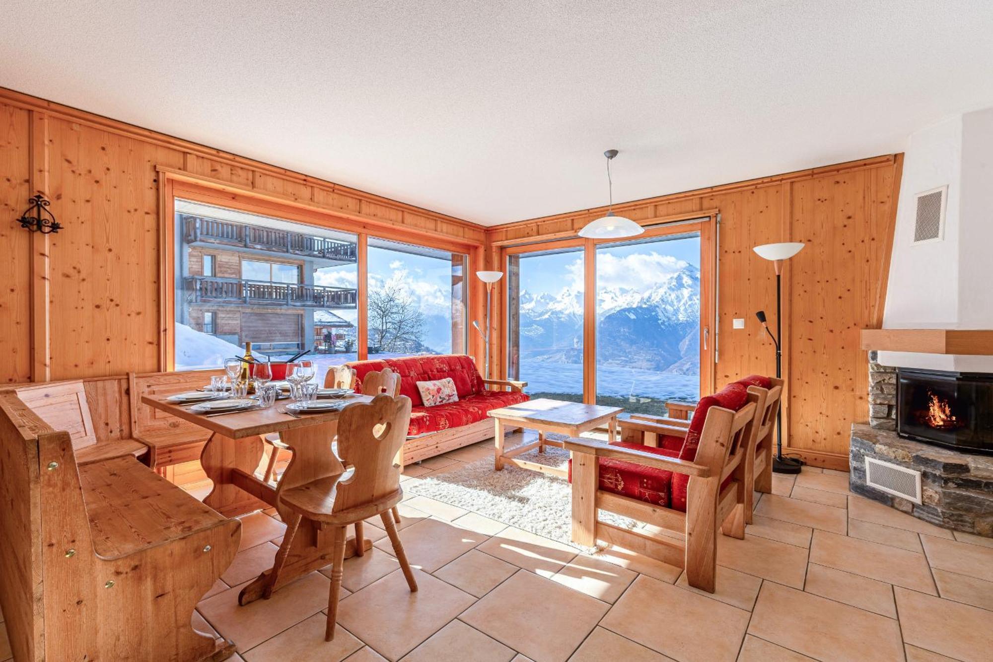 Plein Ciel MOUNTAIN&COSY apartments Veysonnaz Buitenkant foto